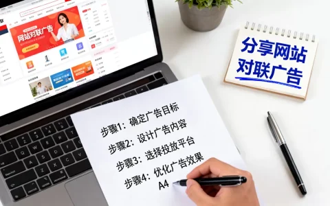 如何分享网站对联广告？生成招聘广告的步骤是什么