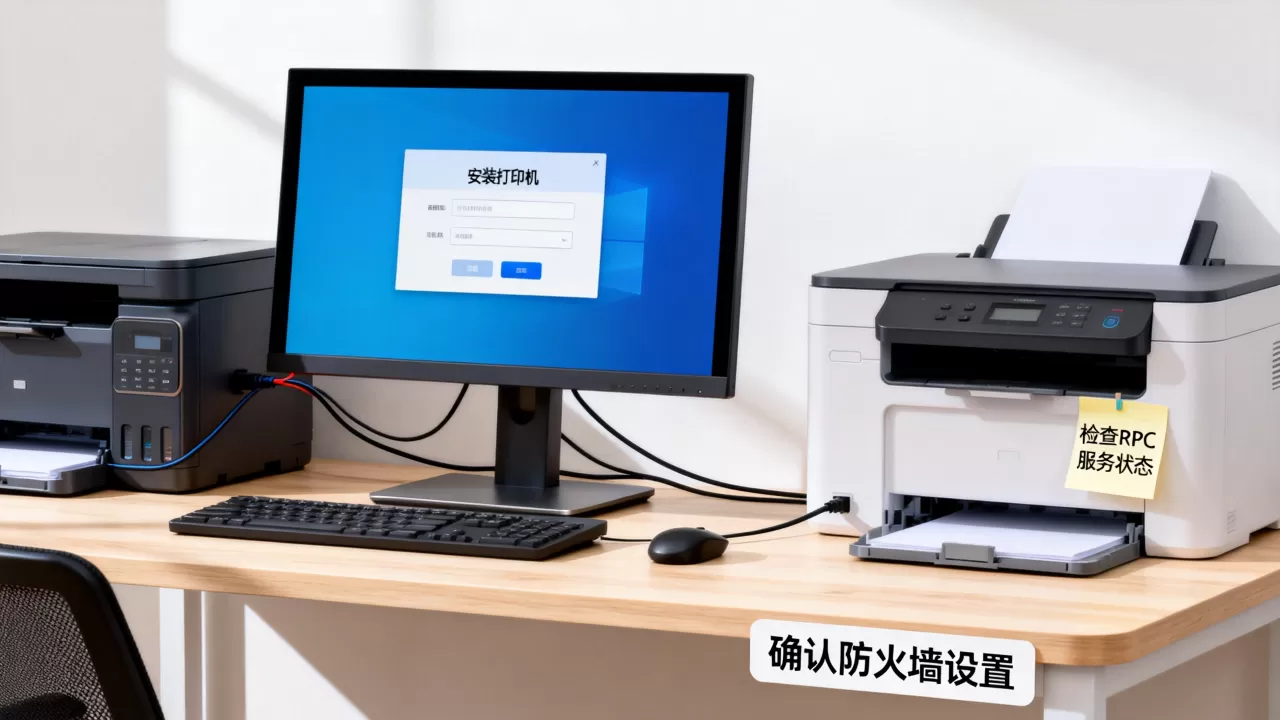 安装打印机时rpc服务器不可用怎么解决,是什么原因? 安装打印机时rpc服务器不可用怎么解决,是什么原因?