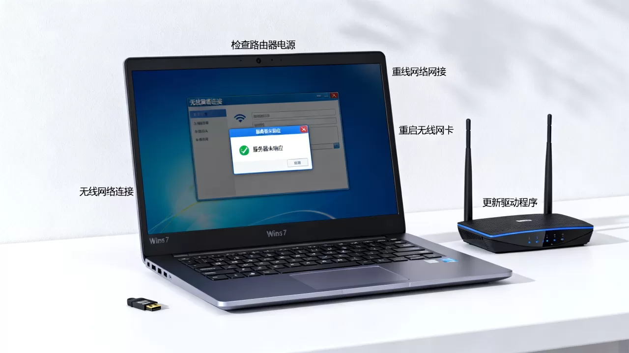 win7设置无线网连接服务器未响应怎么办,是什么原因? win7设置无线网连接服务器未响应怎么办,是什么原因?