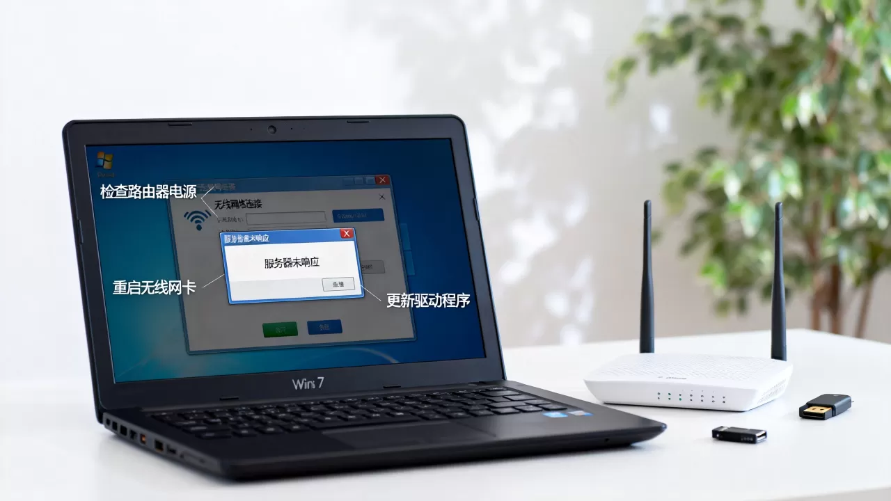 win7设置无线网连接服务器未响应怎么办,是什么原因? win7设置无线网连接服务器未响应怎么办,是什么原因?