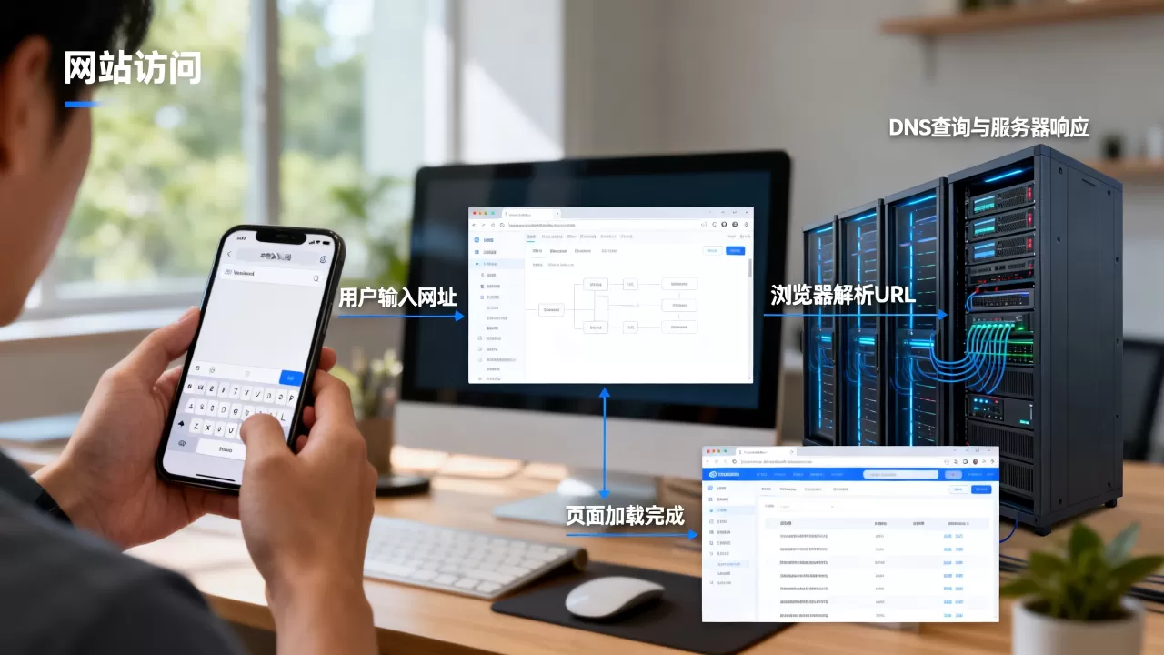 访问网站流程图怎么做?网站访问流程步骤有哪些 访问网站流程图怎么做?网站访问流程步骤有哪些