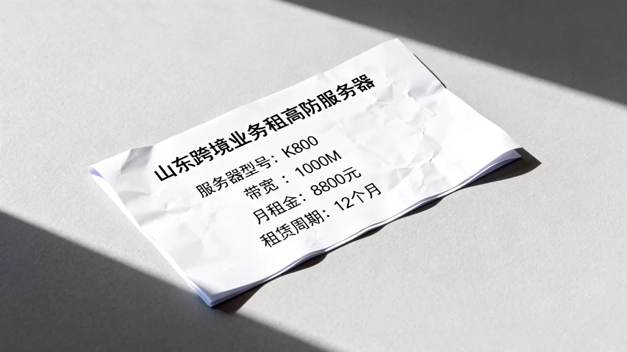 山东跨境业务租高防服务器的报价单该怎么看,多少钱? 山东跨境业务租高防服务器的报价单该怎么看,多少钱?