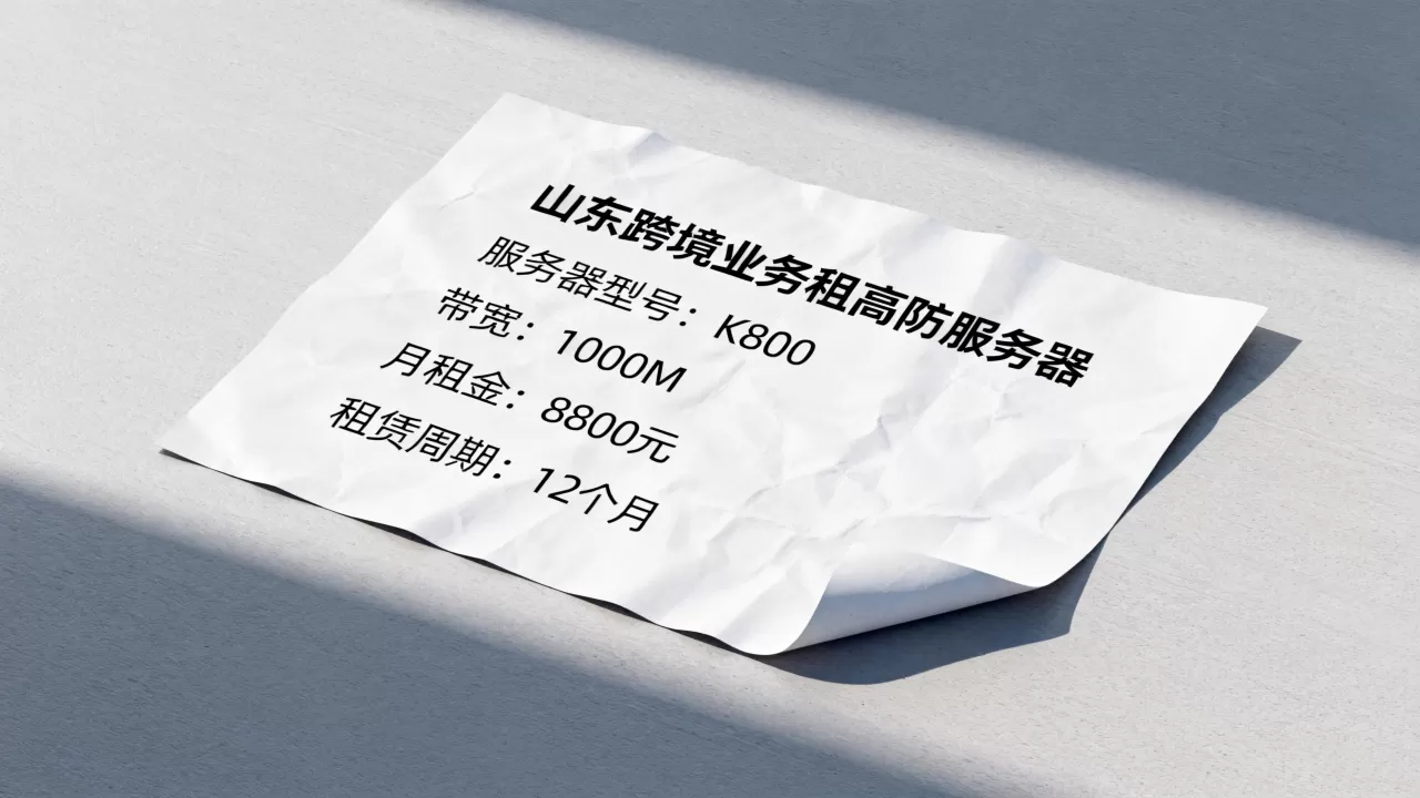 山东跨境业务租高防服务器的报价单该怎么看,多少钱? 山东跨境业务租高防服务器的报价单该怎么看,多少钱?