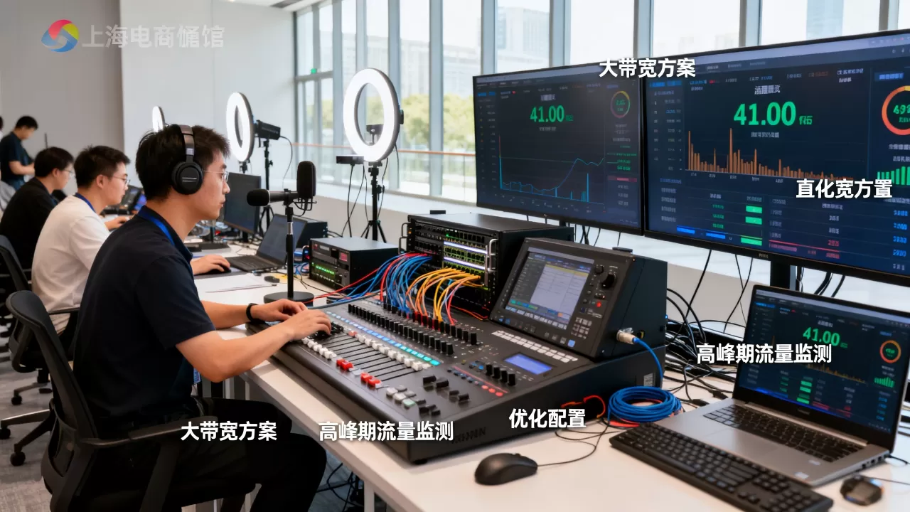 上海直播电商场馆高峰期大带宽方案怎么做,多少钱? 上海直播电商场馆高峰期大带宽方案怎么做,多少钱?