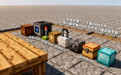 我的世界服务器可以加哪些mod，怎么安装mod