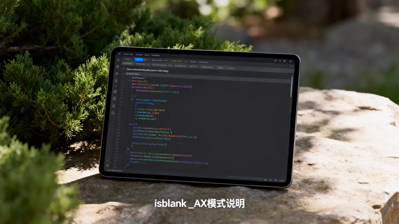 isblank _AX模式是什么意思,怎么用 isblank _AX模式是什么意思,怎么用