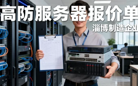 淄博制造企业租高防服务器怎么拿到合适报价，哪家好