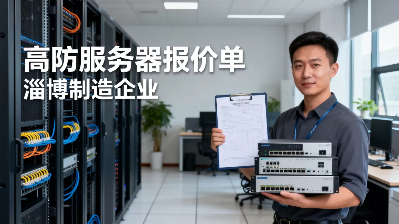 淄博制造企业租高防服务器怎么拿到合适报价,哪家好 淄博制造企业租高防服务器怎么拿到合适报价,哪家好
