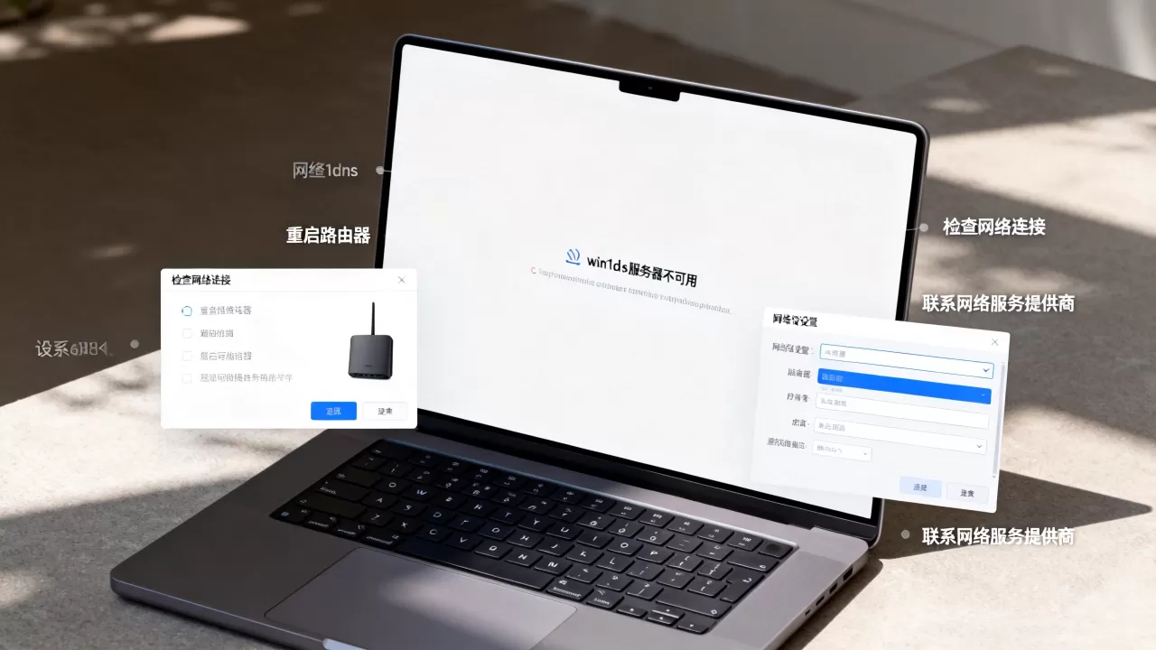 win1dns服务器不可用怎么办,是什么原因 win1dns服务器不可用怎么办,是什么原因