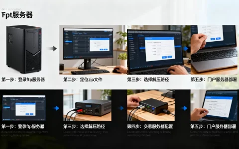 ftp服务器怎么解压zip，交易及门户服务器部署步骤？