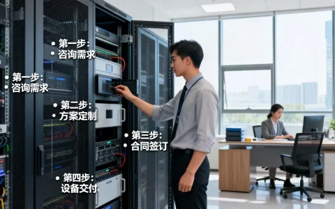 山东外贸企业站群租大带宽服务器的办理流程