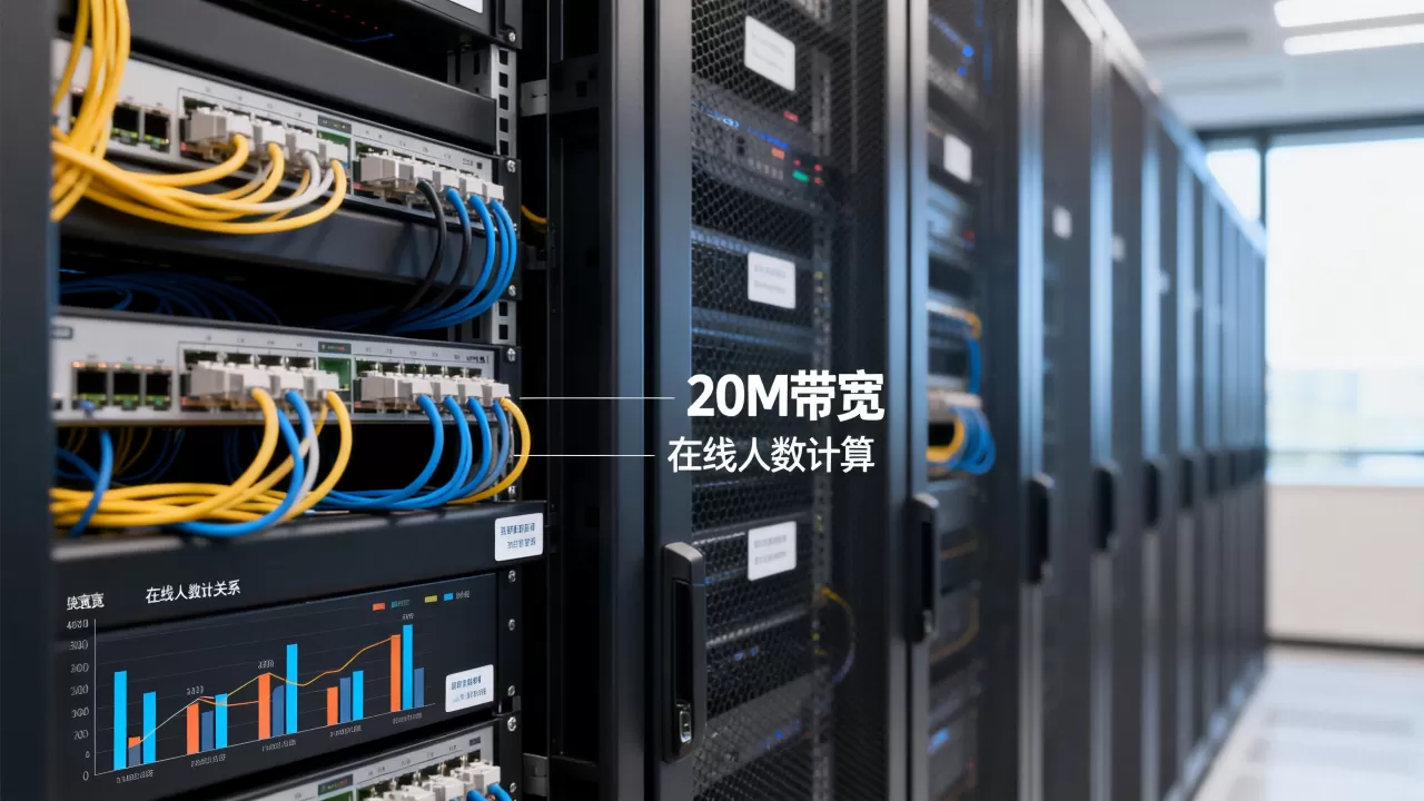 20M带宽服务器能同时容纳多少人,在线人数如何计算 20M带宽服务器能同时容纳多少人,在线人数如何计算