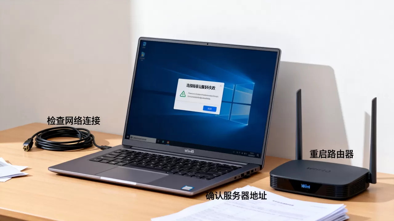 为什么win10连接酷番云服务器失败?,怎么解决 为什么win10连接酷番云服务器失败?,怎么解决