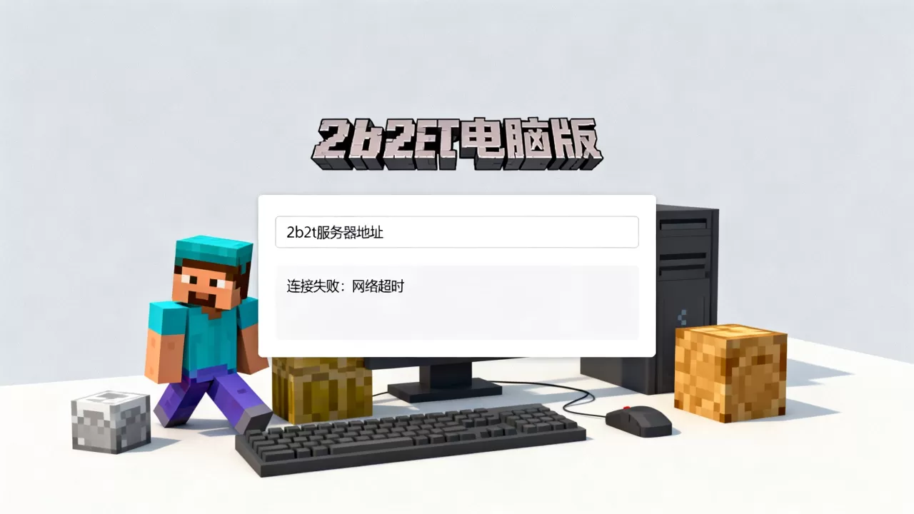 我的世界2b2t电脑版怎么进,进不去显示什么原因? 我的世界2b2t电脑版怎么进,进不去显示什么原因?