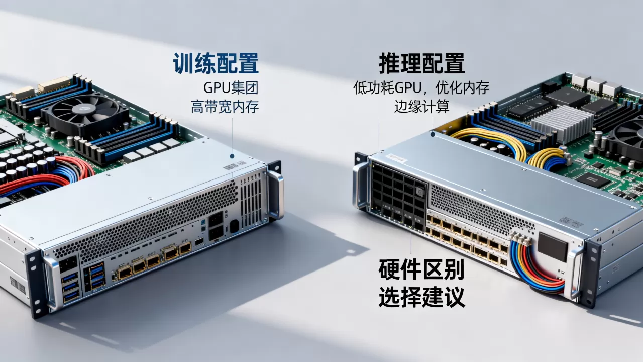 北京AI训练服务器训练与推理配置有何区别,该怎么选? 北京AI训练服务器训练与推理配置有何区别,该怎么选?