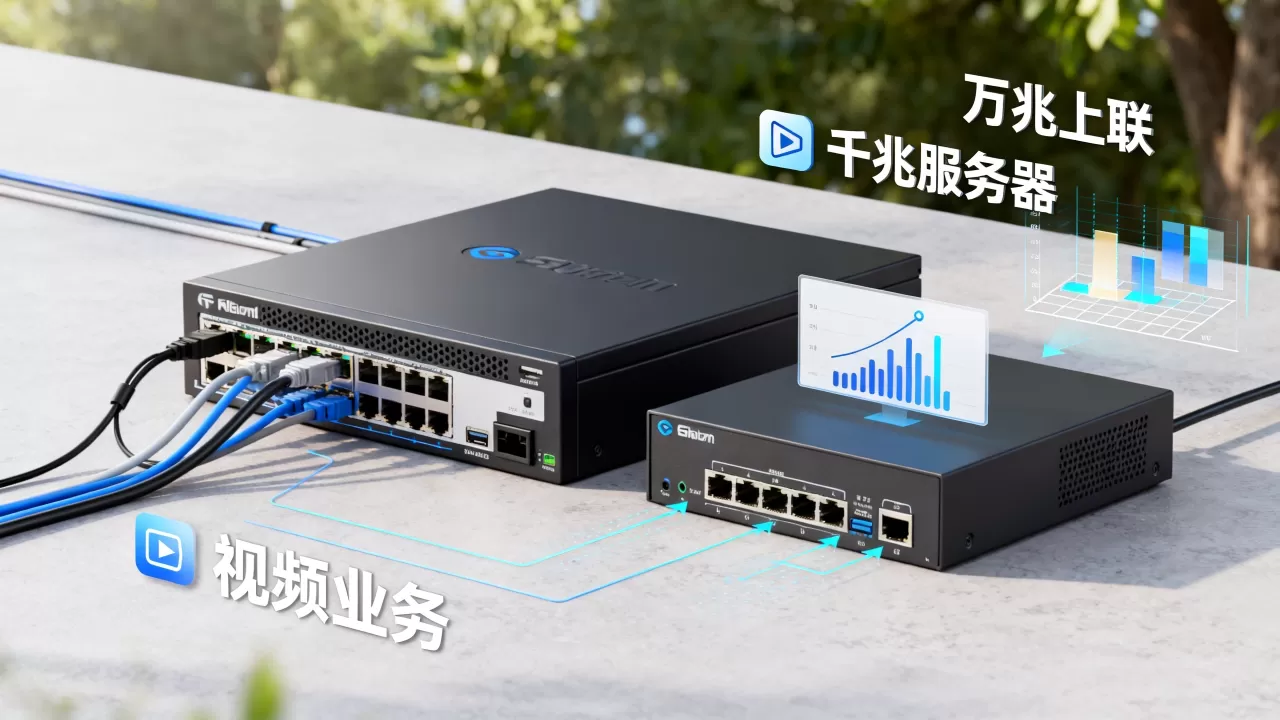 北京万兆上联和千兆服务器有什么区别?视频业务怎么选? 北京万兆上联和千兆服务器有什么区别?视频业务怎么选?