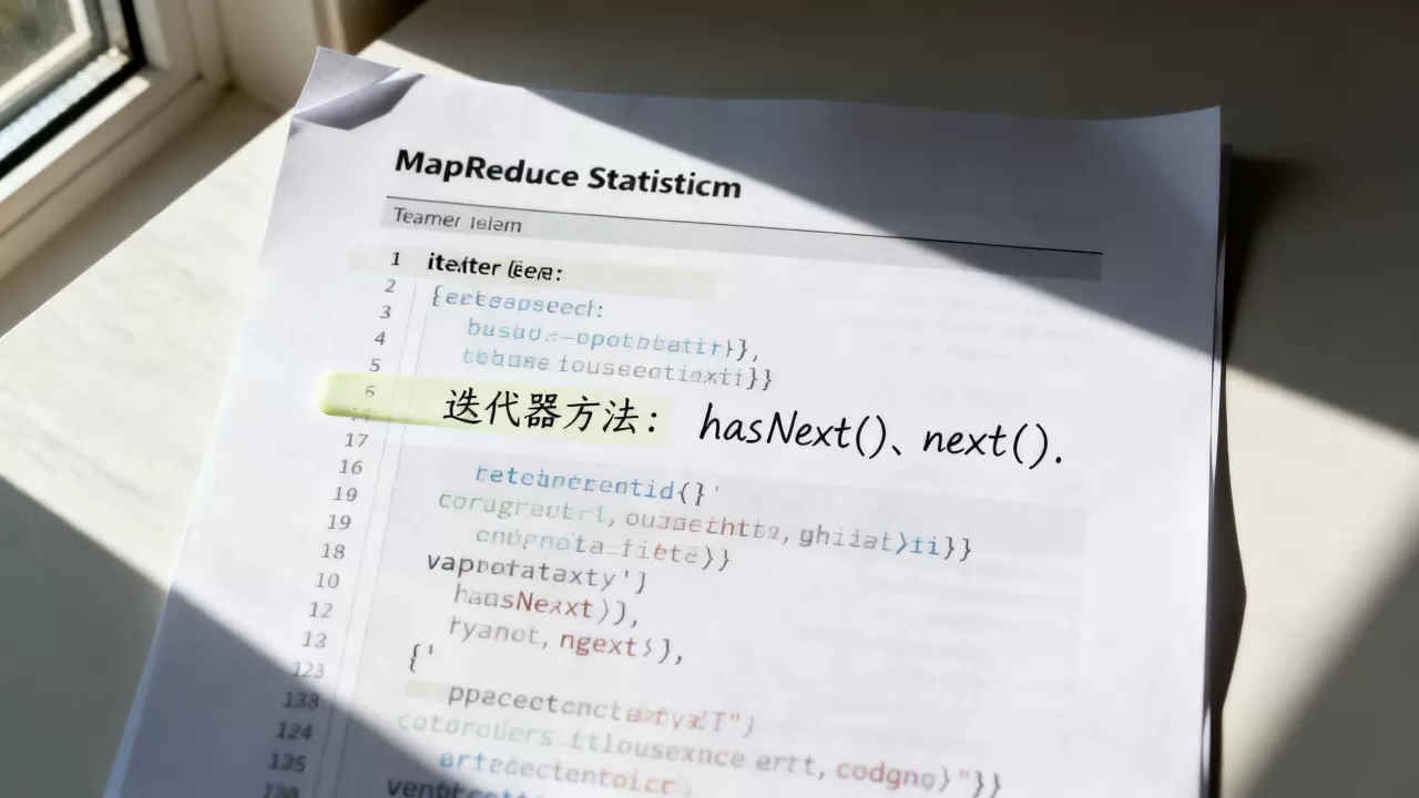 MapReduce统计样例代码中迭代器如何使用,有哪些方法? MapReduce统计样例代码中迭代器如何使用,有哪些方法?