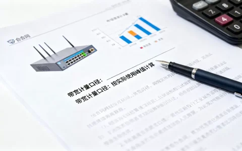 东莞大带宽租用签合同时，带宽计量口径要写明白
