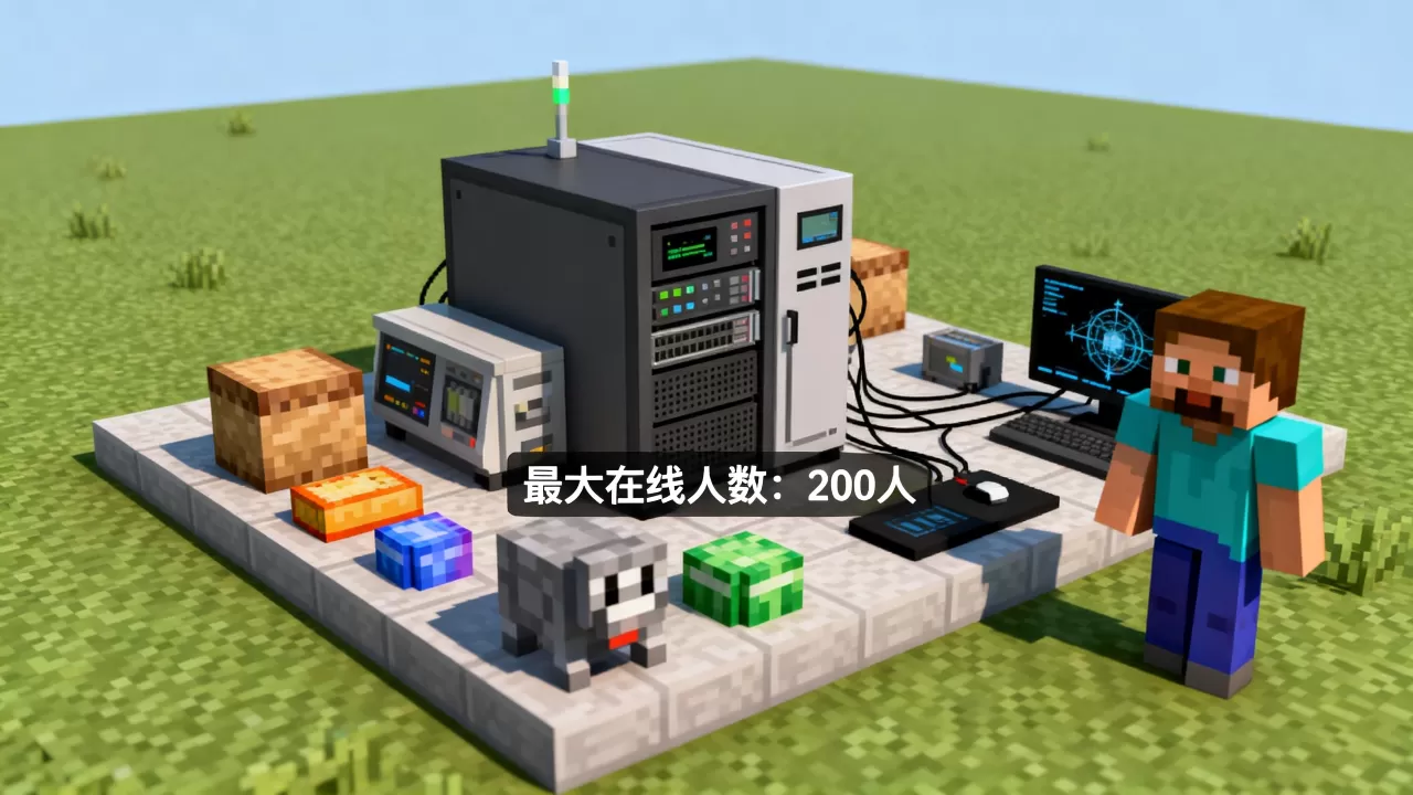 mc一个服务器最多能多少人在线 mc一个服务器最多能多少人在线