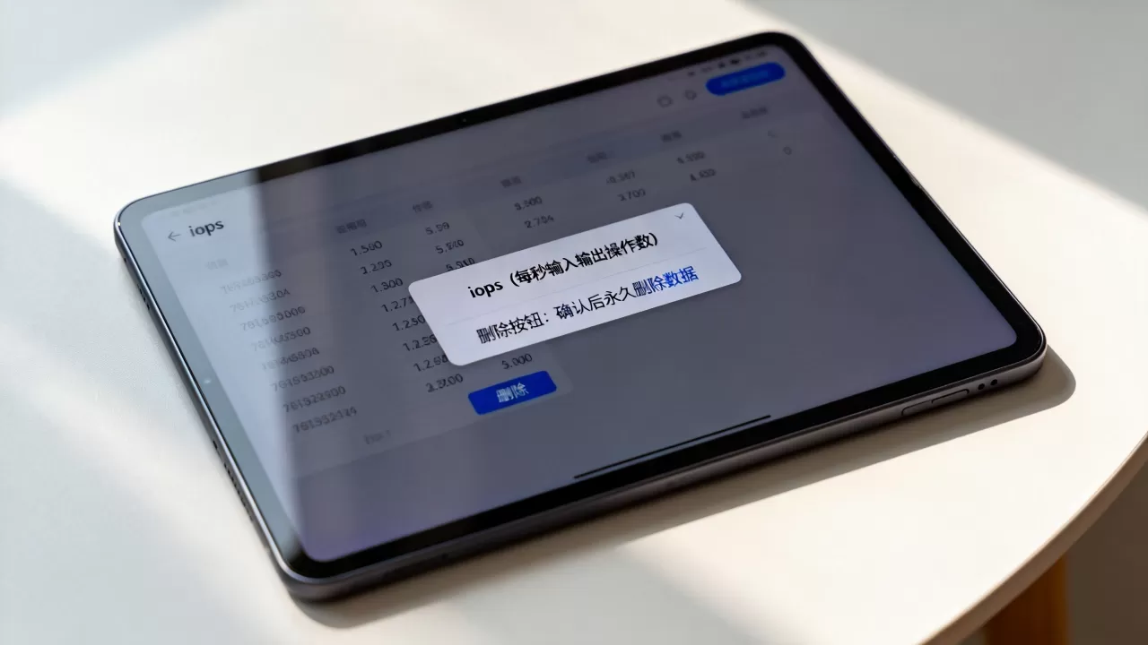 iops到底是什么意思,删除按钮怎么用? iops到底是什么意思,删除按钮怎么用?