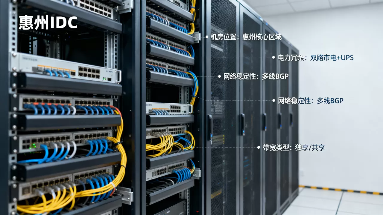 惠州IDC租用前要确认哪些机房参数,带宽怎么选? 惠州IDC租用前要确认哪些机房参数,带宽怎么选?