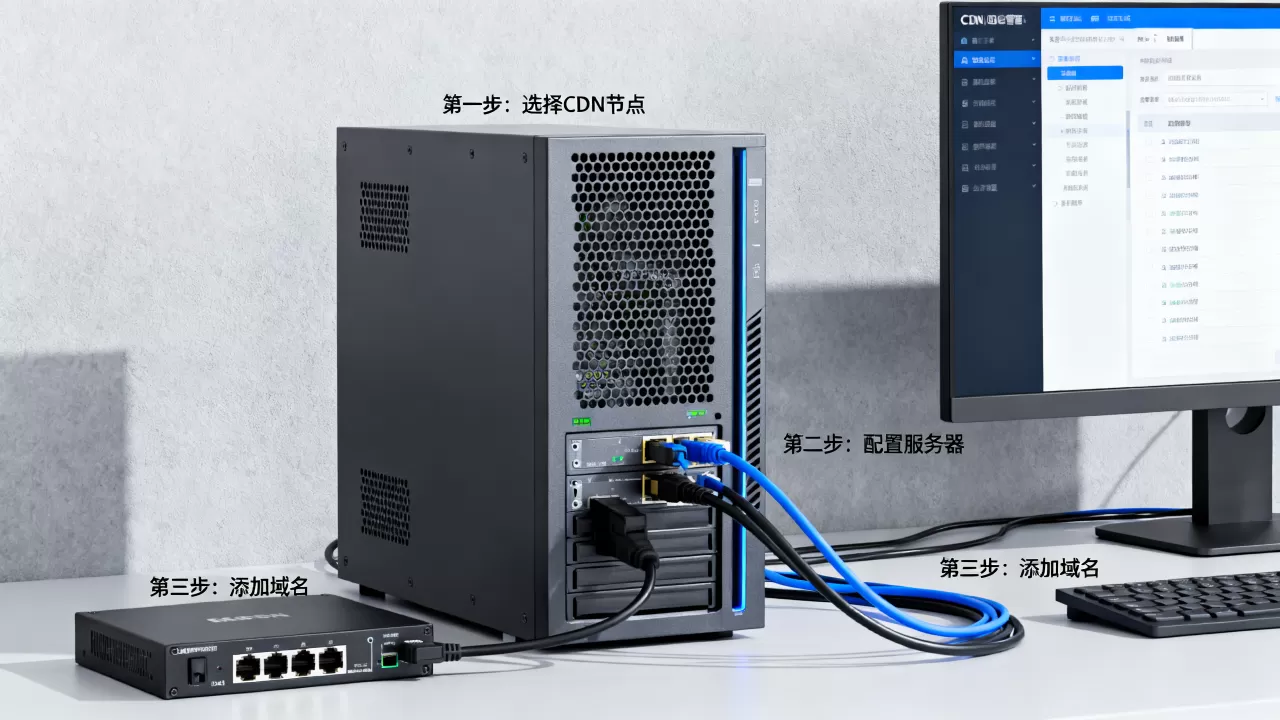 服务器里怎么装CDN节点加速?,怎么添加域名 服务器里怎么装CDN节点加速?,怎么添加域名