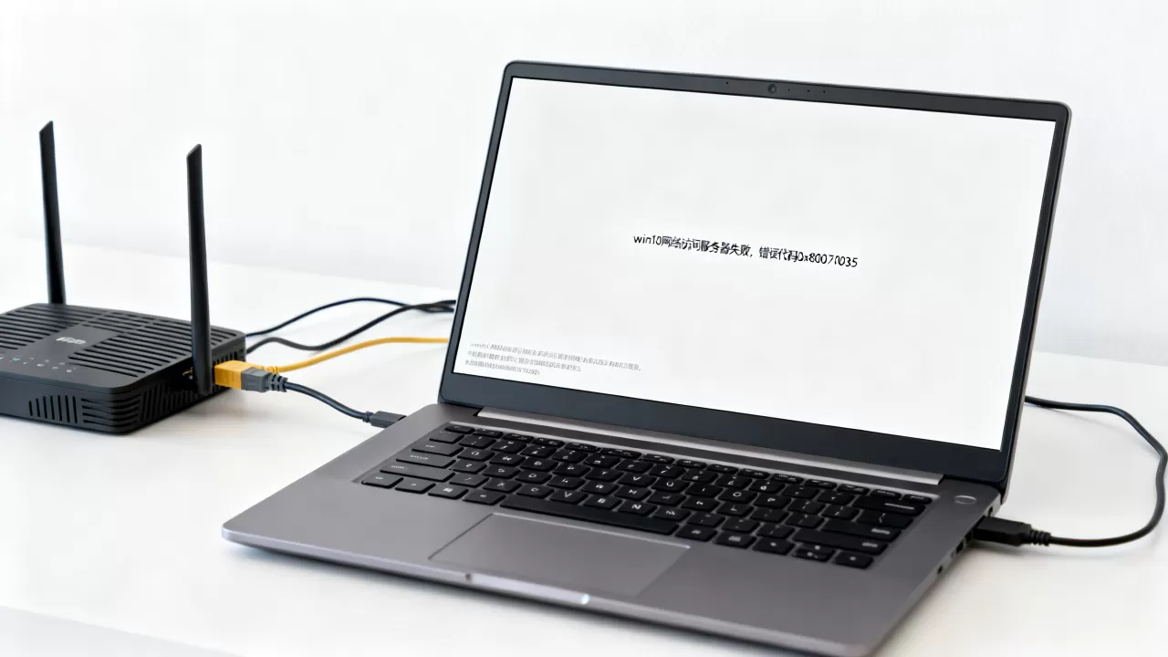 win10网络访问服务器失败怎么回事,错误代码0x80070035 win10网络访问服务器失败怎么回事,错误代码0x80070035