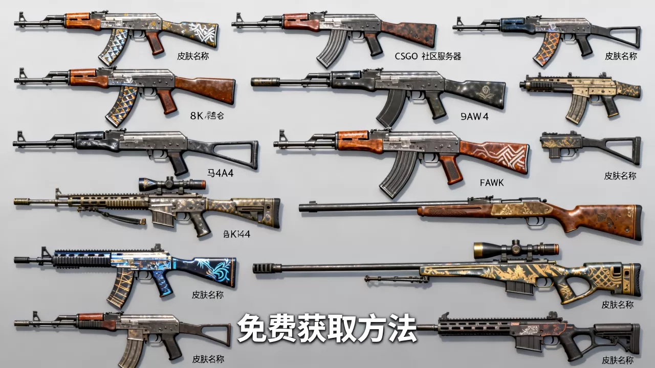 CSGO社区服务器全皮肤都有哪些,怎么免费获取? CSGO社区服务器全皮肤都有哪些,怎么免费获取?