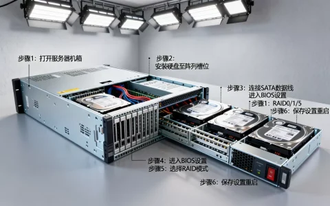 服务器配置RAID磁盘阵列的步骤有哪些？，服务器RAID配置教程