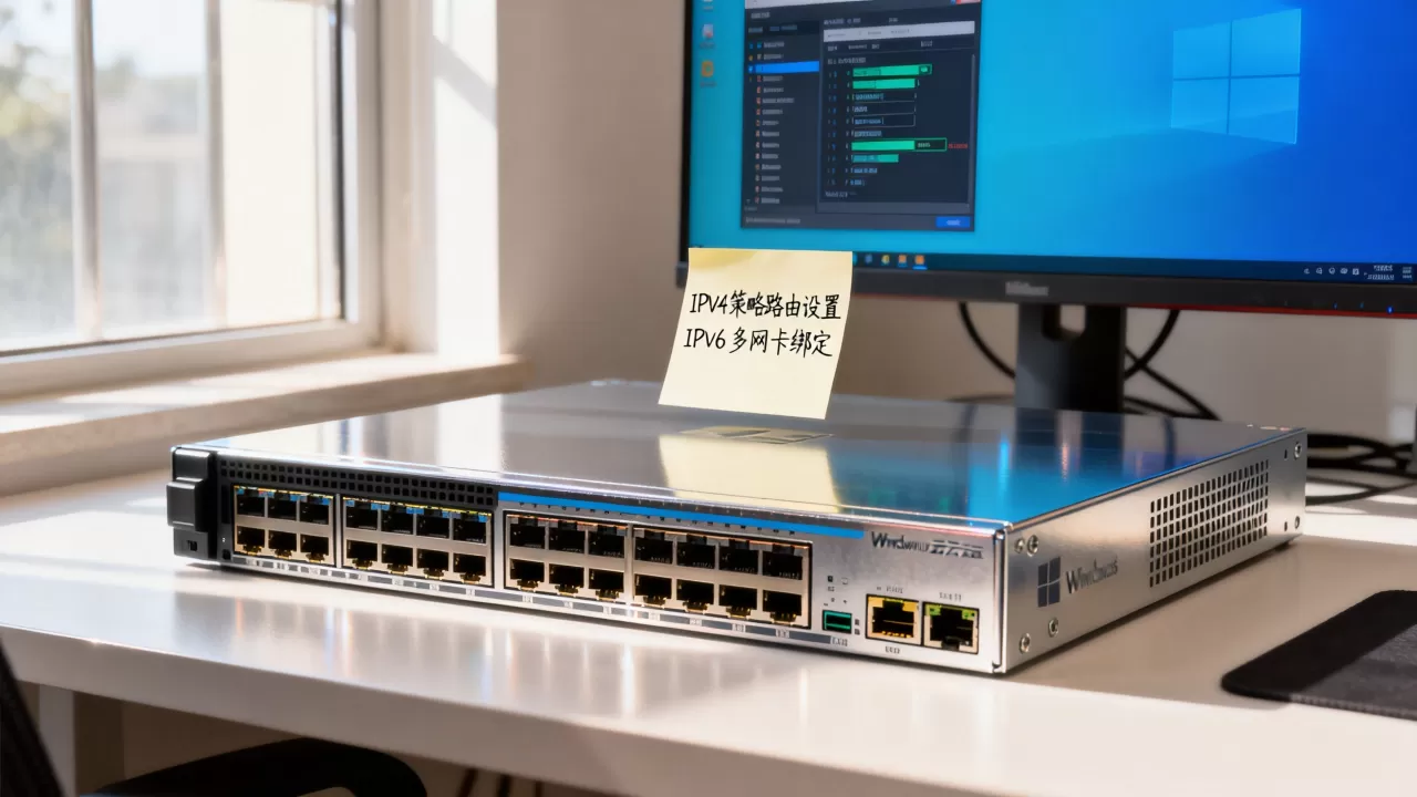 如何手动为多网卡Windows云服务器配置IPv4和IPv6策略路由?, 配置步骤 如何手动为多网卡Windows云服务器配置IPv4和IPv6策略路由?, 配置步骤