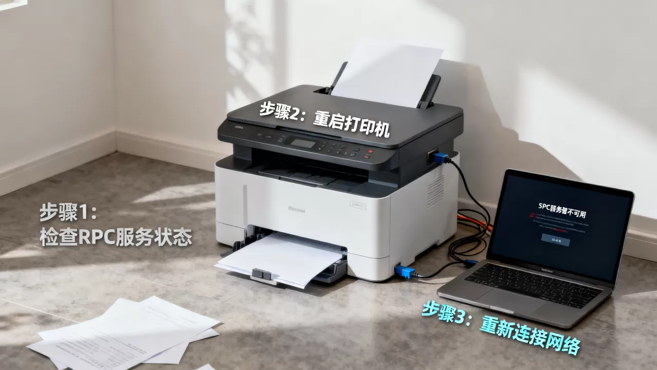打印机显示RPC服务器不可用怎么办,怎么修复 打印机显示RPC服务器不可用怎么办,怎么修复