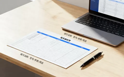 服务器配置表格怎么填写？，服务器配置表格模板怎么选