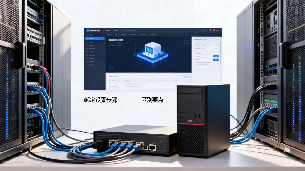 服务器和虚拟主机的绑定怎么设置,有什么区别? 服务器和虚拟主机的绑定怎么设置,有什么区别?