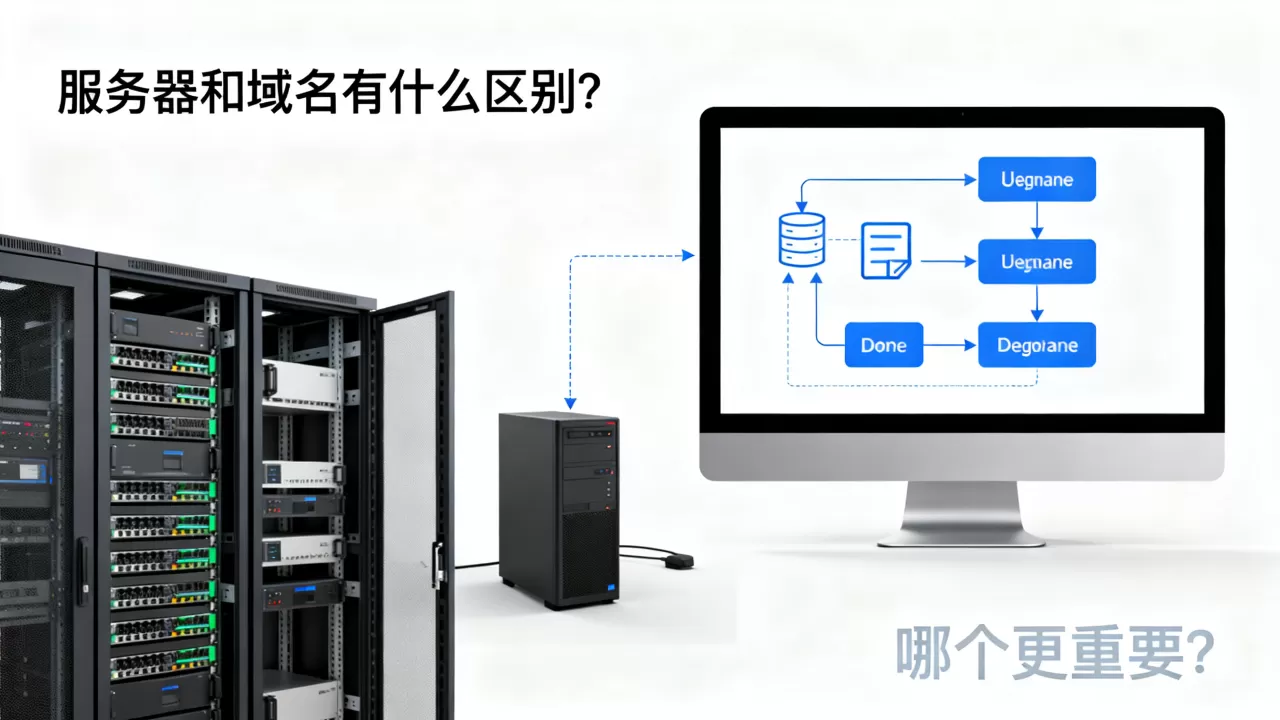 服务器和域名到底有什么区别,哪个更重要? 服务器和域名到底有什么区别,哪个更重要?