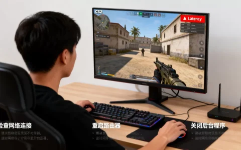 CS2服务器延迟高右上角跳红怎么解决？，怎么办？