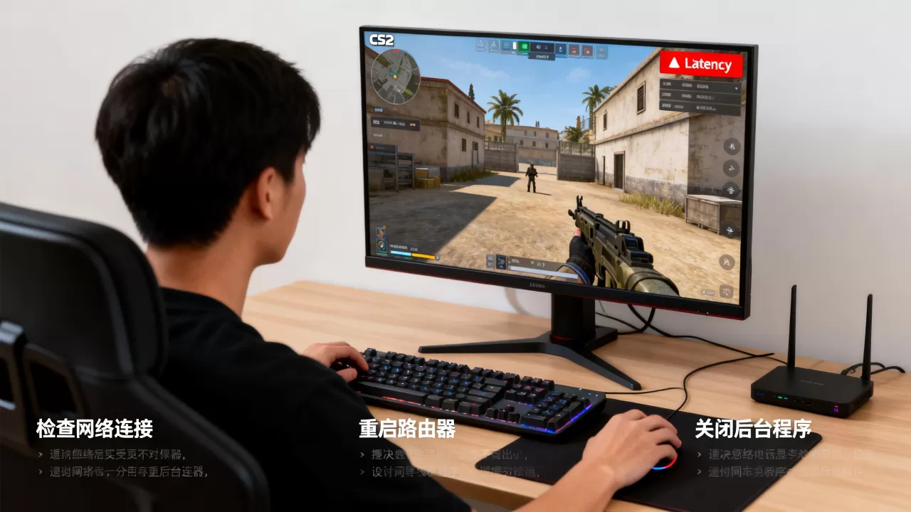 CS2服务器延迟高右上角跳红怎么解决?,怎么办? CS2服务器延迟高右上角跳红怎么解决?,怎么办?