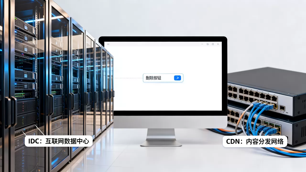 IDC和CDN究竟是什么意思?删除按钮的作用是什么? IDC和CDN究竟是什么意思?删除按钮的作用是什么?