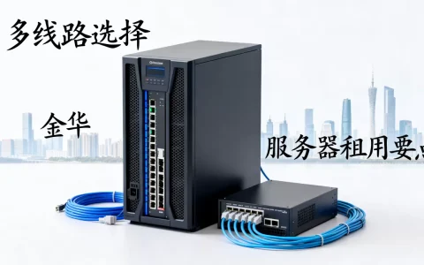 金华跨境电商服务器租用有哪些要点？，多线路怎么选？