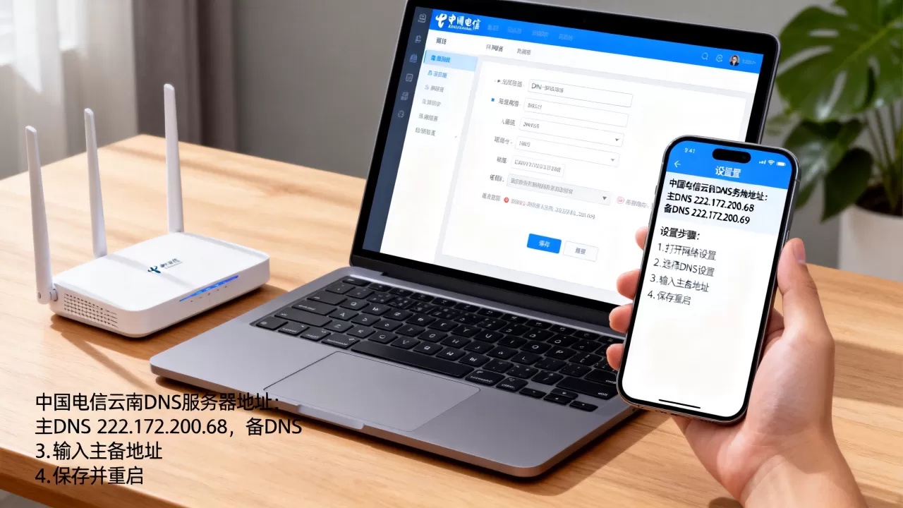中国电信云南DNS服务器地址是多少,怎么设置? 中国电信云南DNS服务器地址是多少,怎么设置?