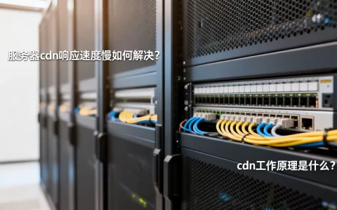 服务器cdn响应速度慢如何解决？，cdn工作原理是什么？