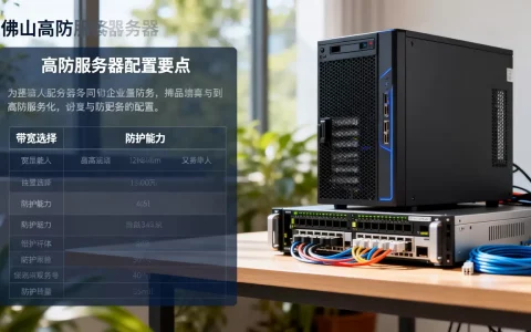 佛山高防服务器配置究竟怎么挑，有哪些注意事项？