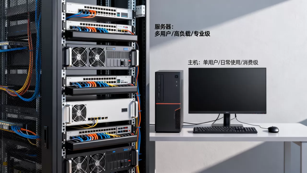 服务器和主机到底有什么区别,如何选择性价比高的产品? 服务器和主机到底有什么区别,如何选择性价比高的产品?