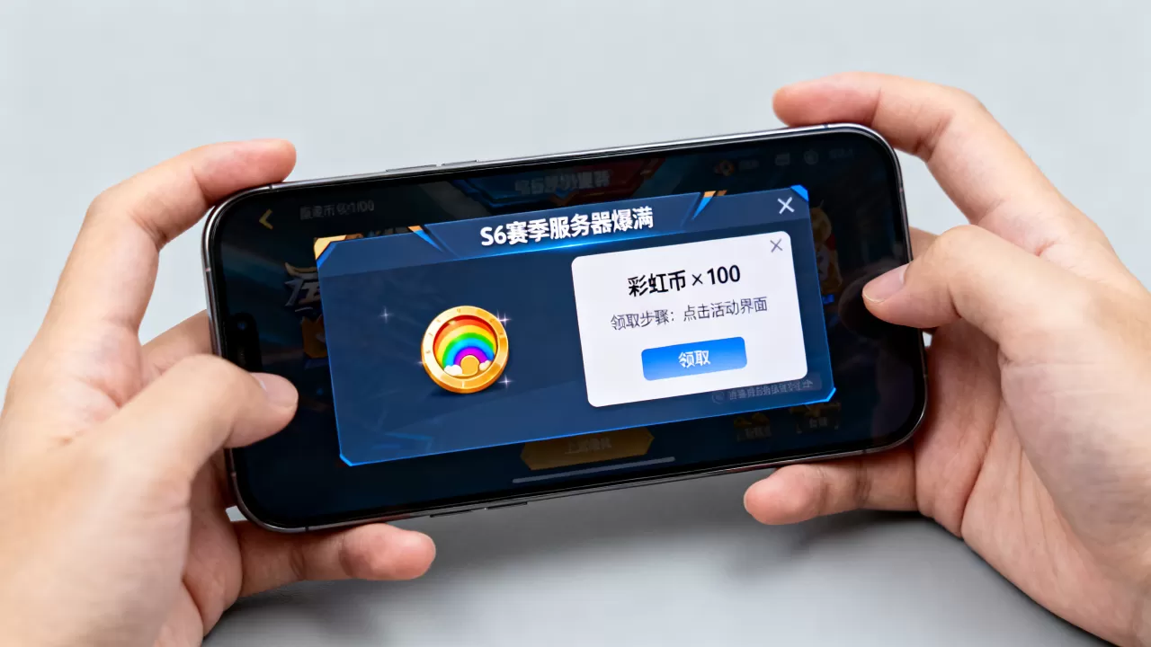 s6赛季服务器爆满官方究竟送了多少彩虹币,怎么领取? s6赛季服务器爆满官方究竟送了多少彩虹币,怎么领取?