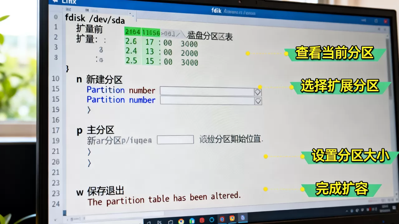 华为Linux磁盘扩容后fdisk怎么处理,具体步骤是什么? 华为Linux磁盘扩容后fdisk怎么处理,具体步骤是什么?
