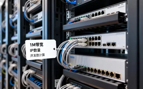 1M带宽服务器能容纳多少IP，并发数怎么算