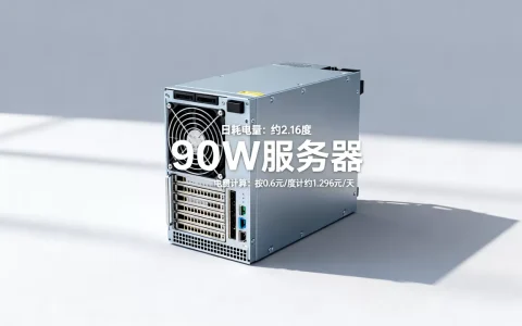 90w服务器一天耗电多少度？,电费怎么算