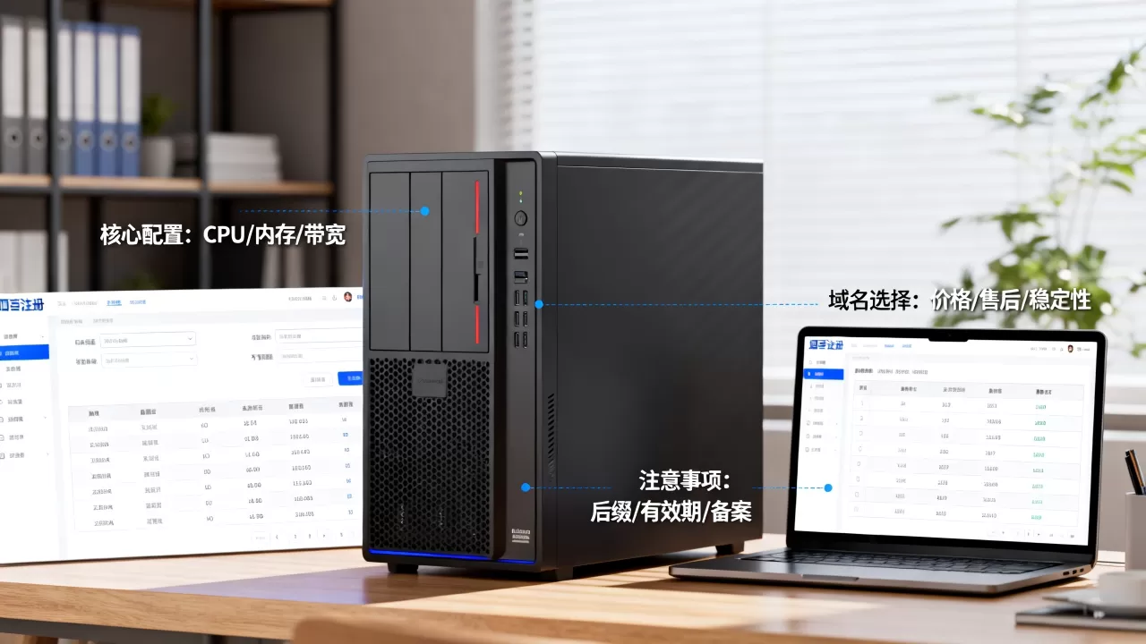 服务器主机和域名购买需要注意什么,怎么选? 服务器主机和域名购买需要注意什么,怎么选?