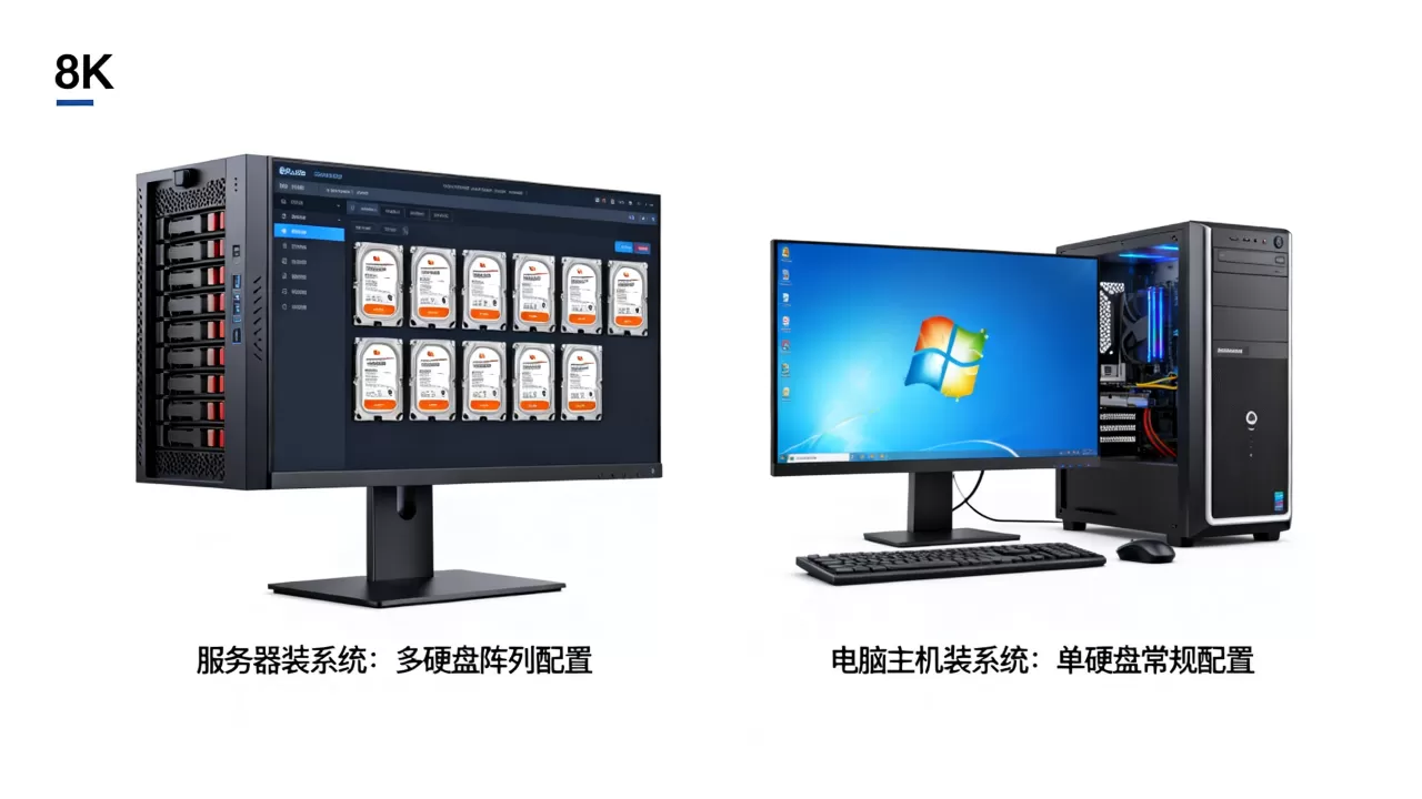 服务器与电脑主机装系统有什么区别?,哪个好 服务器与电脑主机装系统有什么区别?,哪个好