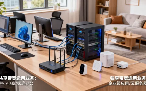哪些业务适合贵阳共享带宽-哪些要用独享