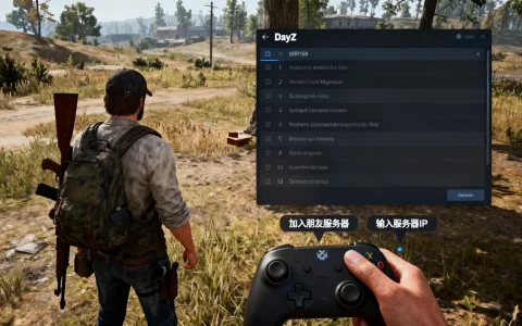 dayz里能和朋友一起在一个服务器吗？，怎么联机